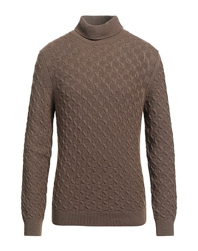HERITAGE Turtleneck Brown 35% Polyamide, 30% Wool, 30% Viscose, 5% Cashmere