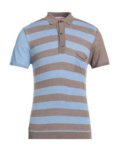 GABARDINE Pullover Azzurro 90% Lino, 10% Poliammide