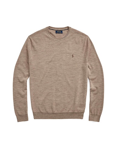 POLO RALPH LAUREN Sweater Light brown 100% Merino Wool