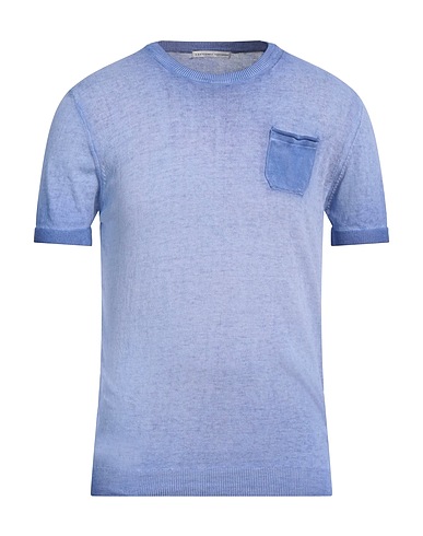 GREY DANIELE ALESSANDRINI Jumper Blue 100% Cotton