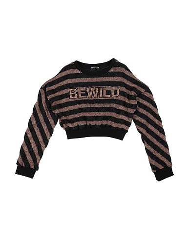 MISS LULÙ Jumper Brown 100% Polyester