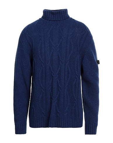 PEUTEREY Polo neck Blue 80% Wool, 20% Polyamide