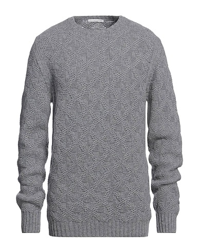 GREY DANIELE ALESSANDRINI Jumper Grey 80% Wool, 20% Polyamide