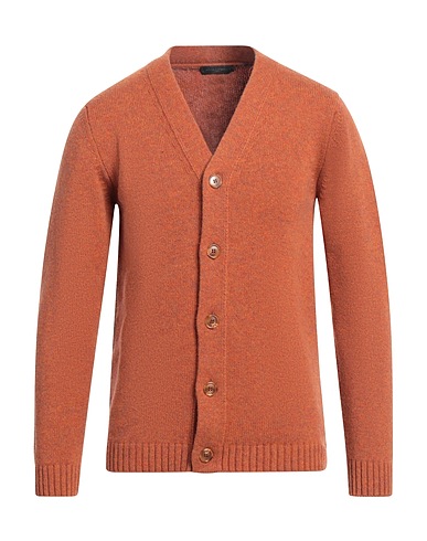 DANIELE FIESOLI Cardigan Tan 100% Merino Wool