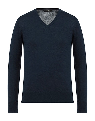 ALPHA STUDIO Jumper Midnight blue 75% Wool, 25% Acrylic