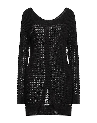 GAUDÌ Jumper Black 43% Polyamide, 30% Acrylic, 16% Cotton, 11% Mohair wool
