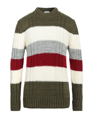BERNA Jumper Military green 50% Acrylic, 50% Wool