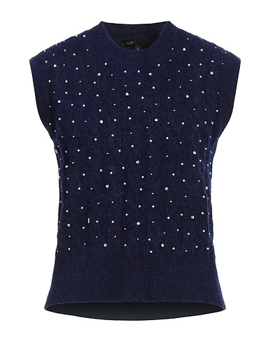 MAJE Pullover Nachtblau 32% Polyamid, 31% Alpakawolle, 30% Wolle, 7% Elastan