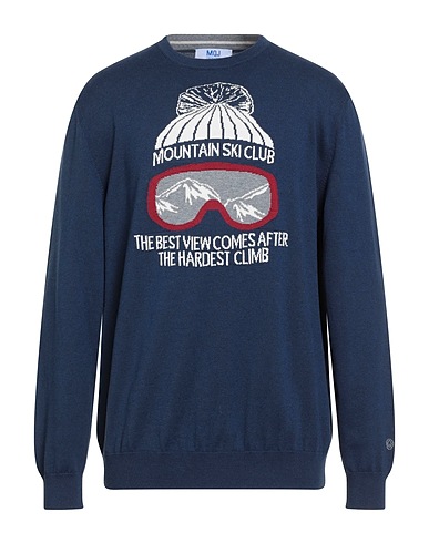 MQJ Jumper Blue 70% Cotton, 30% Wool