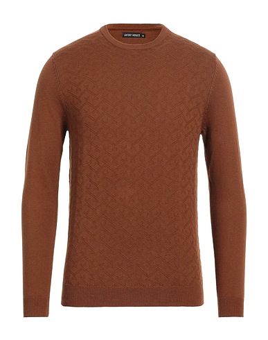 ANTONY MORATO Jumper Brown 90% Cotton, 10% Wool