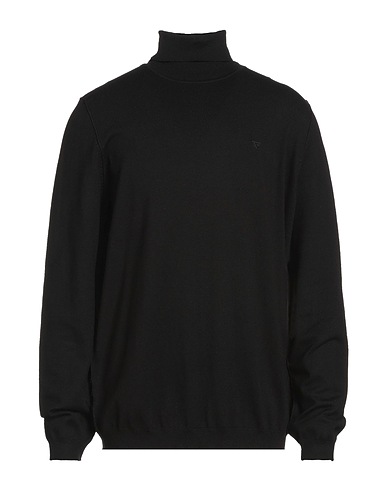 FRED MELLO Polo neck Black 70% Viscose, 30% Polyamide