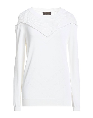 TRUSSARDI Pullover Weiß 86% Viskose, 14% Polyamid