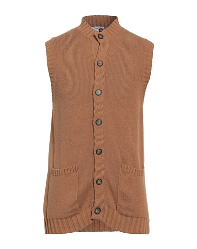 HERITAGE Cardigan Cammello 75% Cotone, 25% Poliammide