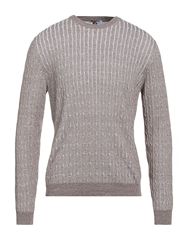 HERITAGE Pullover Cammello 70% Cotone, 30% Lino