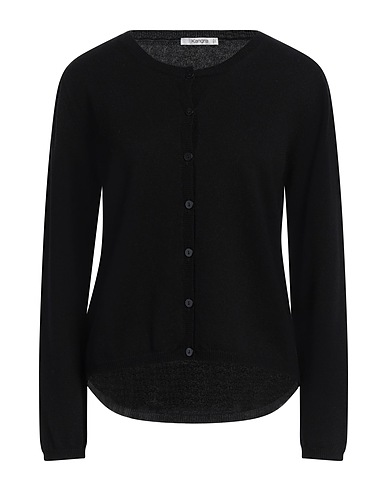 KANGRA Strickjacke Schwarz 70% Wolle, 20% Seide, 10% Kaschmir