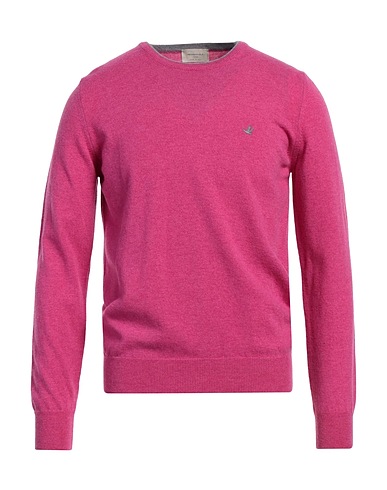 BROOKSFIELD Pullover Magenta 100% Laine vierge