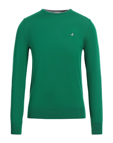 BROOKSFIELD Jumper Emerald green 100% Virgin Wool