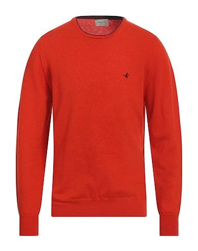 BROOKSFIELD Jumper Orange 100% Virgin Wool
