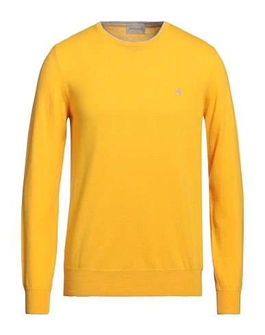 BROOKSFIELD Jumper Yellow 100% Virgin Wool