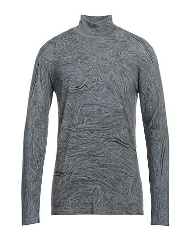 EMPORIO ARMANI Polo neck Grey 90% Virgin Wool, 10% Cashmere