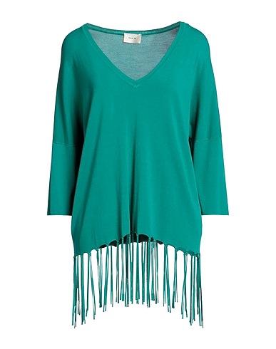 TOY G. Sweater Emerald green 75% Viscose, 25% Polyamide