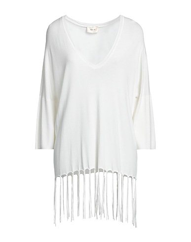 TOY G. Sweater White 75% Viscose, 25% Polyamide