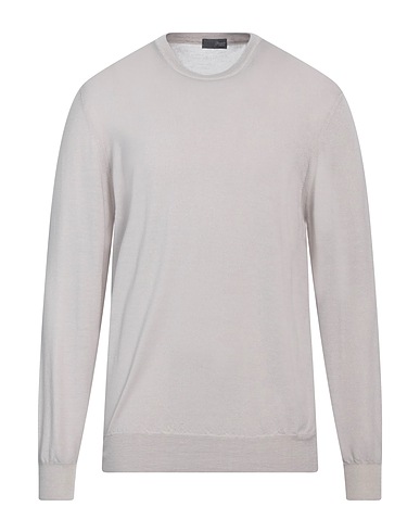 DRUMOHR Sweater Light grey 100% Super 140s Wool