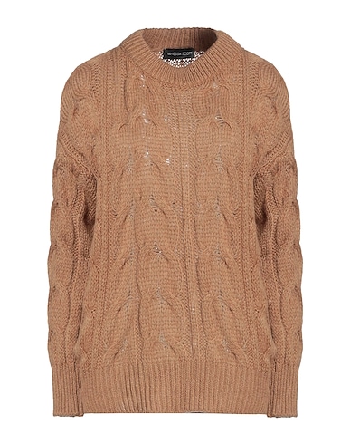 VANESSA SCOTT Jumper Camel 50% Acrylic, 30% Polyamide, 10% Wool, 10% Mohair wool