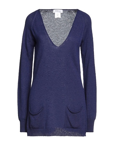 PIANURASTUDIO Pullover Dunkelviolett 50% Viskose, 20% Wolle, 20% Polyamid, 10% Kaschmir