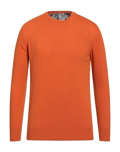 TSD12 Pullover Arancione 40% Lana Merino, 30% Viscosa, 20% Poliammide, 10% Cachemire