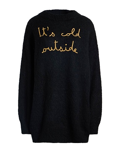 MC2 SAINT BARTH Sweater APRÈS-SKI COLLECTION Black 31% Wool, 26% Polyamide, 19% Acrylic, 18% Viscose, 6% Cashmere