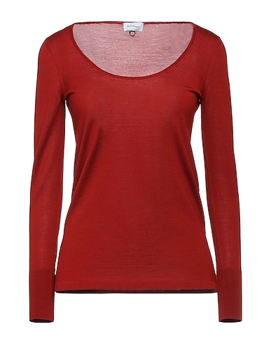 FERRAGAMO Pullover Mattone 100% Lana Vergine