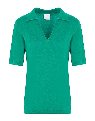 8 by YOOX Sweater KNIT SLIM FIT S/SLEEVE POLO-NECK SWEATER 70% Organic cotton, 20% Polyester, 10% Silk