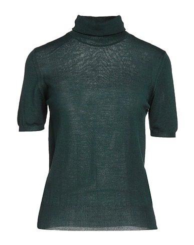 ROSSOPURO Polo neck Dark green 100% Wool