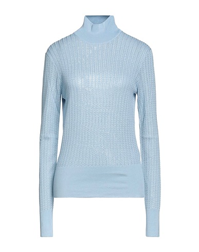 DOLCE&GABBANA Polo neck Sky blue 100% Silk