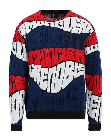 MONCLER GRENOBLE Sweater Midnight blue 70% Virgin Wool, 30% Cashmere