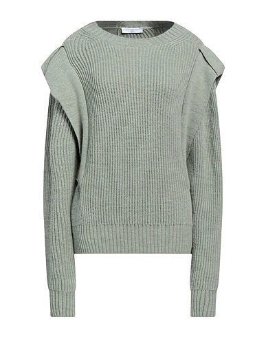 MVP WARDROBE Jumper Sage green 75% Acrylic, 10% Wool, 10% Viscose, 5% Alpaca wool