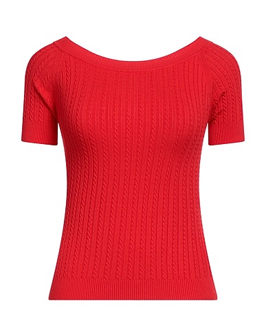 SOLOTRE Pullover Rot 70% Viskose, 30% Polyester