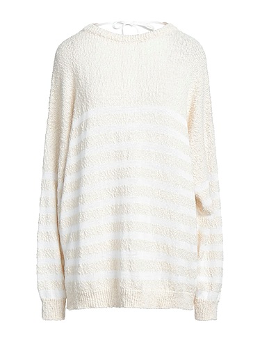 SOLOTRE Sweater Beige 100% Cotton