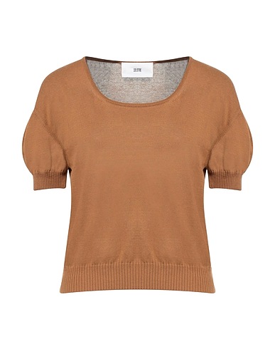 SOLOTRE Pullover Marrone 100% Cotone