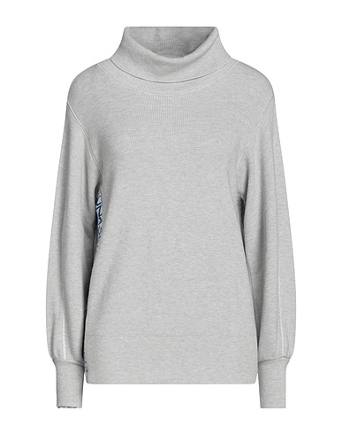 ELISA CAVALETTI by DANIELA DALLAVALLE Turtleneck Light grey 52% Viscose, 26% Polyester, 22% Polyamide