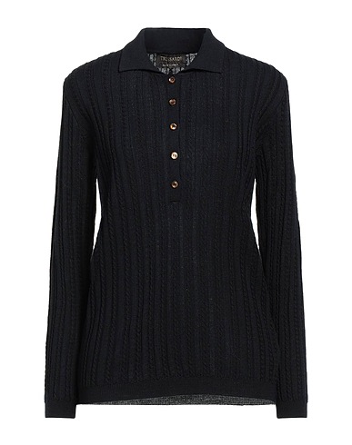 TRUSSARDI プルオーバー ブラック アクリル 50% / バージンウール 50%