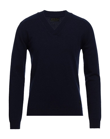 TRUSSARDI Sweater Midnight blue 50% Wool, 50% Cashmere