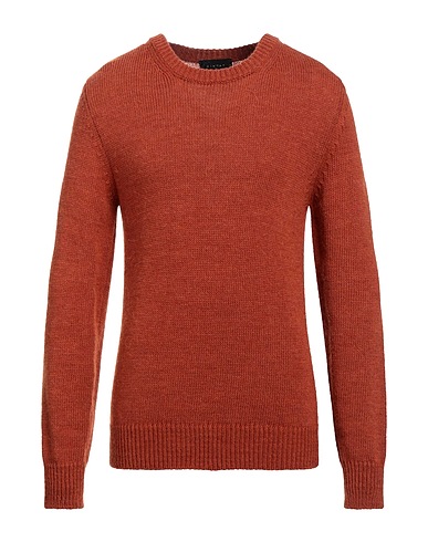 DIKTAT Pullover Marrone 48% Acrilico, 40% Lana di alpaca, 12% Viscosa
