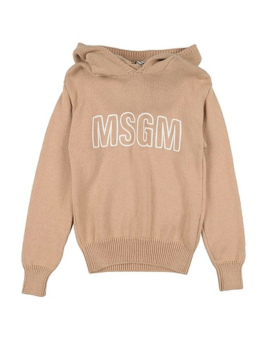 MSGM Pullover KIDS Beige 50% Lana Vergine, 50% Acrilico