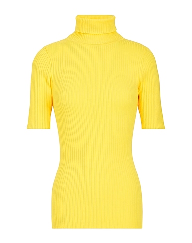 8 by YOOX Polo neck VISCOSE KNIT S/SLEEVE ROLL-NECK SWEATER 72% Viscose, 28% Recycled polyamide