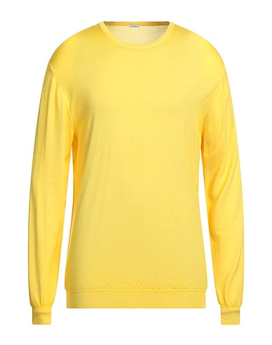 MALO Cashmere jumper Yellow 70% Cashmere, 30% Silk