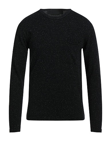 MOMO DESIGN Pullover Nero 30% Lana, 30% Viscosa, 25% Poliammide, 15% Seta