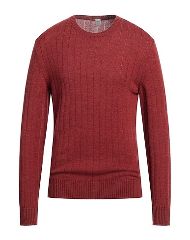 ELEVENTY Jumper Brick red 100% Virgin Wool