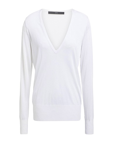 SAPIO Pullover Weiß 100% Viskose